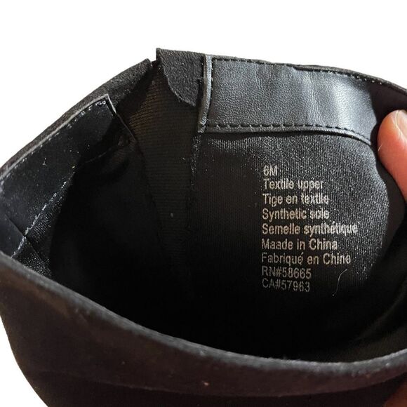 NWOT BLACK 14TH&UNION knee high boots SIZE 6 - Picture 7 of 8